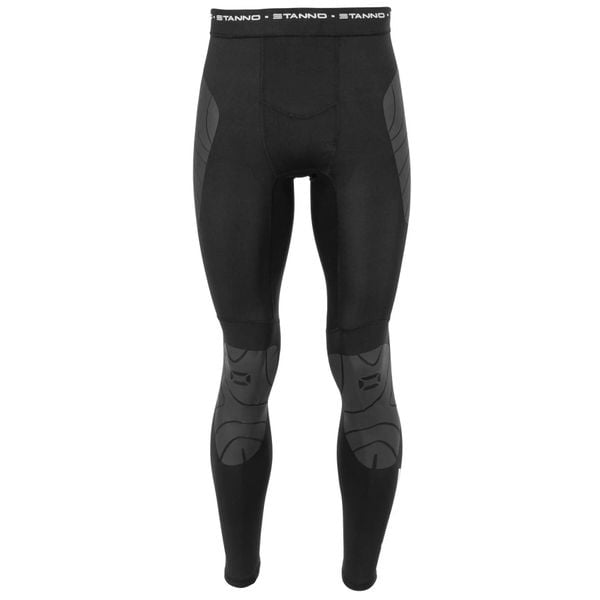 Legginsy zapobiegające otarciom Stanno Equip. Czarne legginsy długie sportowe STANNO, s, bez wzorów, z poliesteru, na fitness i siłownię. Za 286.00 zł.
