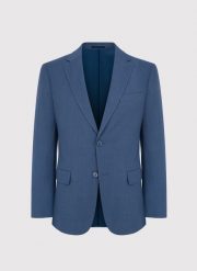 PAKO LORENTE – Niebieska marynarka męska. Niebieskie garnitury Pako Lorente, na co dzień, m, bez wzorów, z elastanu, casualowe. Za 349.99 zł.