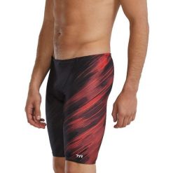 Spodenki treningowe do kolan TYR Cycloid 610 - jammery. Czarne odzież kąpielowa TYR, m, bez wzorów, sportowe. Za 219.00 zł.