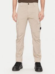 C.P. Company Spodnie materiałowe 18CMPA056A005694G Khaki Regular Fit. Brązowe spodnie materiałowe C.P. Company, m, bez wzorów, z bawełny. Za 769.99 zł.