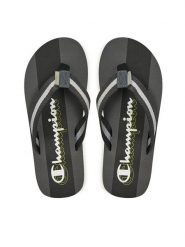 Champion Japonki Web Evo Flip Flop Slipper S22044-CHA-KK015 Czarny. Czarne japonki Champion, bez wzorów, z materiału. Za 99.00 zł.