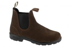 Sztyblety , Chelsea Boot. Brązowe sztyblety Blundstone, bez wzorów, z materiału, bez obcasa, bez zapięcia. Za 819.99 zł.