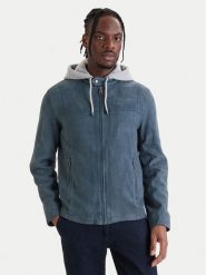 Milestone Kurtka skórzana Rivoli 612205 60785 Niebieski Regular Fit. Niebieskie kurtki Milestone, m, bez wzorów, z weluru, bez kaptura. Za 1,599.99 zł.