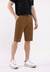 Szorty z paskiem, Regular Fit, P-CUMS. Szorty Volcano, m, bez wzorów, z bawełny, klasyczne, z standardowym stanem. Za 149.99 zł.