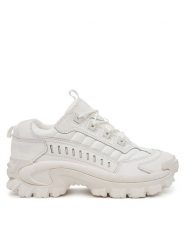 CAT Footwear Sneakersy Intruder P110094 Biały. Białe buty sportowe casual CAT Footwear, bez wzorów, ze skóry, bez zapięcia. Za 359.99 zł.