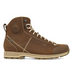 Buty Dolomite 54 HIGH FG EVO GTX DARK BROWN. Brązowe buty turystyczne Dolomite, bez wzorów, z gore-texu, bez zapięcia, trekkingowe, gore-tex. Za 899.99 zł.