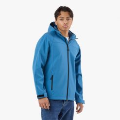 Kurtka Softshell Hiking męska Swedemount Tromsö Softshell Jacket oddychająca. Niebieskie kurtki przeciwdeszczowe SWEDEMOUNT, m, bez wzorów, z softshellu, bez kaptura. Za 249.99 zł.