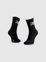 4F Skarpety casual wysokie męskie 4F x Robert Lewandowski - czarne 43-46. Czarne skarpety 4F, bez wzorów, z bawełny. Za 29.99 zł.