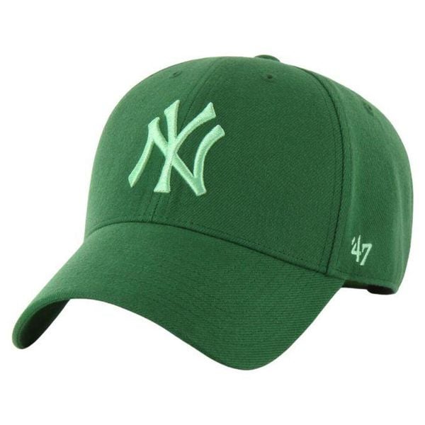 Czapka Z Daszkiem Snapback New York Yankees. Zielone czapki z daszkiem 47 Brand, bez wzorów, z tkaniny. Za 183.99 zł.