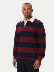 Tommy Hilfiger Polo Essential MW0MW45692 Granatowy Regular Fit. Niebieskie koszulki polo Tommy Hilfiger, l, bez wzorów, z bawełny, bez kołnierzyka, bez ramiączek. Za 569.99 zł.