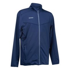 Kurtka treningowa do hokeja na trawie męska Korok FH900. Niebieskie kurtki KOROK, l, bez wzorów, z elastanu, bez kaptura. W wyprzedaży za 139.99 zł.