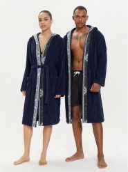 Emporio Armani Underwear Szlafrok 231778 4R447 06935 Granatowy. Niebieskie szlafroki Emporio Armani Underwear, m, bez wzorów, z bawełny, bez ramiączek, bez kaptura. Za 1,339.00 zł.