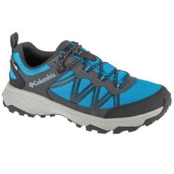 Buty trekkingowe męskie Columbia Peakfreak Rush. Niebieskie buty turystyczne Columbia, bez wzorów, z materiału, bez zapięcia, trekkingowe. Za 449.99 zł.