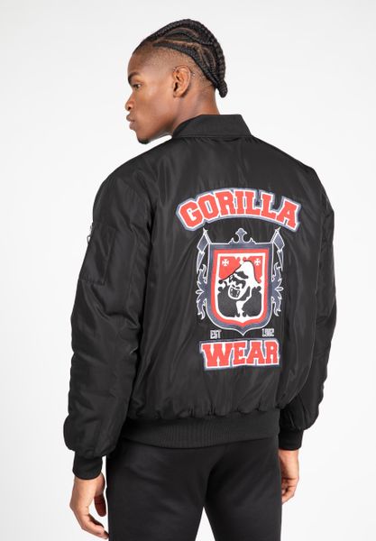 Covington Kurtka typu bomber - Czarny. Czarne kurtki GORILLA WEAR, s, bez wzorów, z poliesteru, bez kaptura. Za 659.99 zł.