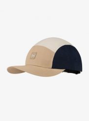 Czapka z daszkiem Buff 5 Panel Venture Cap - allvin sand. Brązowe czapki z daszkiem Buff, bez wzorów, z bawełny. Za 137.49 zł.