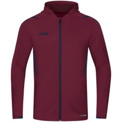 Bluza dresowa z kapturem Jako Challenge. Czerwone bluzy z kapturem JAKO, l, bez wzorów, z dresówki, z kapturem. Za 328.45 zł.