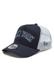 New Era Czapka z daszkiem Team Script Trucker Nyy 60364216 Czarny. Czarne czapki z daszkiem New Era, bez wzorów, z bawełny. Za 109.99 zł.