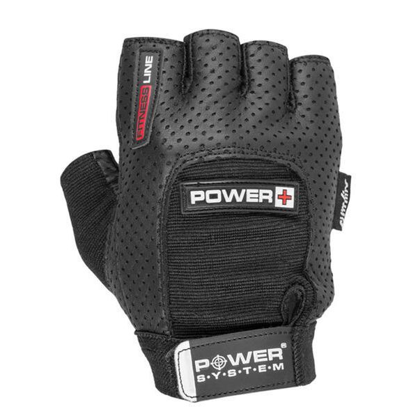 Rękawiczki na siłownię POWER SYSTEM Power Plus. Czarne rękawiczki POWER SYSTEM, bez wzorów. Za 35.00 zł.