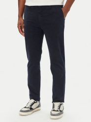 Guess Jeans Chinosy M4YB33 WGB5A Granatowy Slim Fit. Niebieskie eleganckie spodnie Guess Jeans, m, z bawełny. Za 389.99 zł.