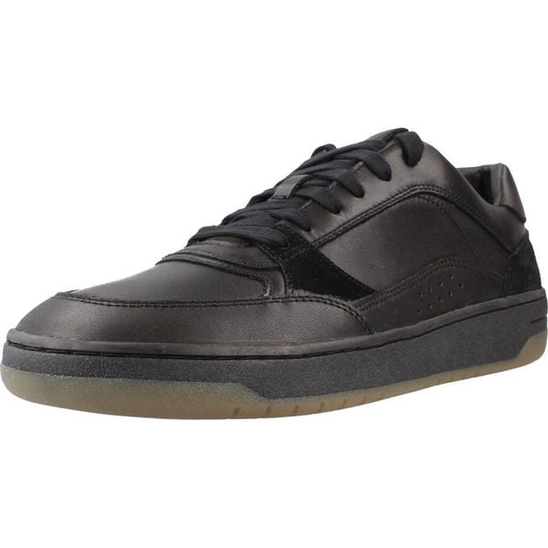 Buty GEOX U SEDRAL COURT Czarny. Czarne buty turystyczne Geox, bez wzorów, ze skóry, bez zapięcia, na fitness i siłownię. Za 389.99 zł.