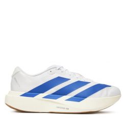 Buty do biegania adidas. Białe buty do biegania Adidas, bez wzorów, bez zapięcia, do biegania. Za 549.99 zł.