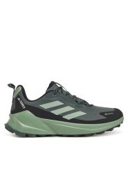 Adidas Trekkingi Terrexmaker 2 GORE-TEX IH3735 Khaki. Brązowe buty trekkingowe Adidas, bez wzorów, z gore-texu, bez zapięcia. Za 419.99 zł.