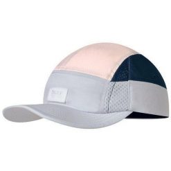 Czapka z daszkiem biegowa unisex Buff 5 Panels Light Grey ochrona UV. Szare czapki z daszkiem Buff, bez wzorów. W wyprzedaży za 127.43 zł.