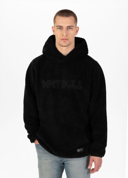 Bluza męska Pitbull z kapturem Aragon. Brązowe bluzy z kapturem PITBULL, m, z aplikacjami, z poliesteru, z kapturem. Za 249.00 zł.