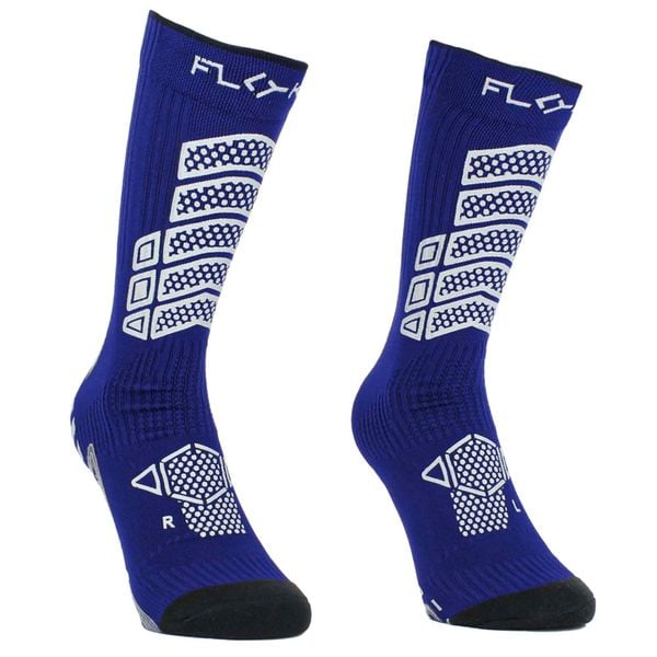 Skarpetki Piłkarskie Floky Floky Axsist Dorosłych. Niebieskie skarpetki sportowe FLOKY, bez wzorów, z materiału. Za 206.99 zł.