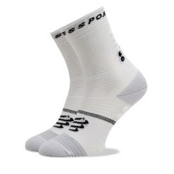 Skarpety wysokie unisex Compressport. Białe skarpety Compressport, bez wzorów. Za 89.99 zł.