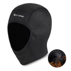 Czapka Skull Polarowa Wiatroszczelna Termiczna Szalik. Czarne szaliki WEST BIKING, bez wzorów, z materiału. Za 55.60 zł.