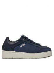 BALR. Sneakersy Bt Leather Sneaker B1511.1045.1191 Granatowy. Niebieskie buty sportowe casual BALR., bez wzorów, z nubiku, bez zapięcia. Za 579.99 zł.