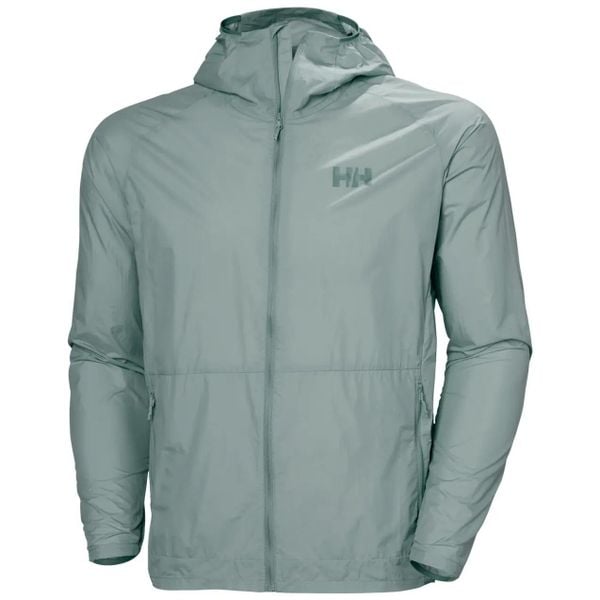 Kurtka wodoodporna Helly Hansen Roam Wind. Zielone kurtki Helly Hansen, na lato, l, z aplikacjami, z materiału, bez kaptura. Za 421.00 zł.