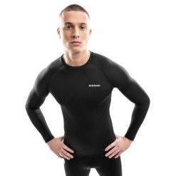 Męska narciarska podkoszulka termoaktywna Sporty zimowe Siroko Le Mur. Czarne bielizna termoaktywna SIROKO, m, bez wzorów, z tkaniny, bez ramiączek. Za 255.00 zł.