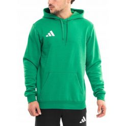 Bluza Męska adidas Entrada 26 z Kapturem Bawełniana Sportowa Hoody roz. L. Zielone bluzy z kapturem Adidas, l, bez wzorów, z bawełny, z kapturem. Za 135.00 zł.