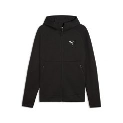 Męska dopasowana bluza z kapturem z zamkiem na całej długości PUMATECH Elevated. Czarne bluzy z kapturem Puma, na jesień, l, bez wzorów, z bawełny, z kapturem. Za 329.00 zł.