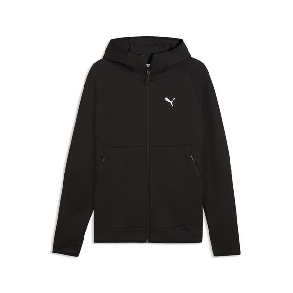 Męska dopasowana bluza z kapturem z zamkiem na całej długości PUMATECH Elevated. Czarne bluzy z kapturem Puma, l, bez wzorów, z bawełny, z kapturem. Za 329.00 zł.