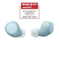Sony WF-C510 Zestaw słuchawkowy True Wireless Stereo (TWS) Douszny Połączenia/Muzyka/Sport/Codzienność Bluetooth Niebieski. Niebieskie słuchawki bezprzewodowe Sony. Za 275.99 zł.