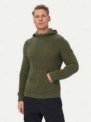Aeronautica Militare Sweter 262MA1665UL00409 Khaki Regular Fit. Brązowe swetry rozpinane Aeronautica Militare, m, bez wzorów, z bawełny, bez kołnierzyka, bez ramiączek. Za 749.99 zł.