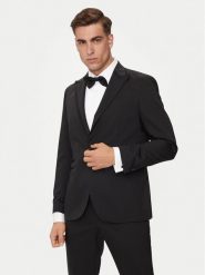 KARL LAGERFELD Marynarka 155287-543004 Czarny Slim Fit. Czarne garnitury KARL LAGERFELD, m, bez wzorów, z syntetyku. Za 1,699.00 zł.