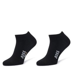 Skarpety krótkie BOSS. Czarne skarpety Boss, bez wzorów. Za 59.99 zł.