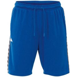 Spodenki męskie Kappa ITALO niebieskie. Niebieskie krótkie spodenki sportowe Kappa, m, bez wzorów, z bawełny. Za 52.90 zł.