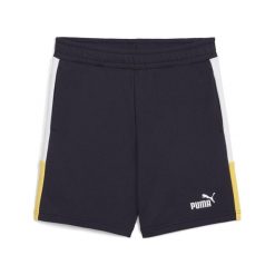 Młodzieżowe szorty Essentials Block PUMA New Navy Blue. Niebieskia szorty Puma, m, bez wzorów, eleganckie. Za 85.99 zł.