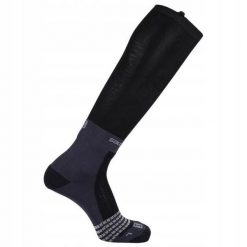 Skarpety sportowe do biegania dla dorosłych Salomon NSO Leg-Up. Czarne skarpetki sportowe Salomon, bez wzorów. W wyprzedaży za 109.00 zł.