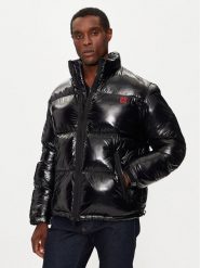 HUGO Kurtka zimowa Biron2441 50523206 Czarny Slim Fit. Czarne kurtki Hugo, na zimę, m, bez wzorów, z syntetyku, bez kaptura. Za 919.99 zł.