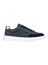 Geox Sneakersy "Merediano" w kolorze granatowym rozmiar: 44. Niebieskie buty sportowe casual Geox, bez wzorów, z materiału, z okrągłym noskiem, bez zapięcia. Za 248.95 zł.