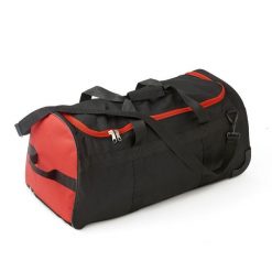 Torba sportowa na kółkach Tremblay CT. Czerwone torby na ramię TREMBLAY, bez wzorów, z nylonu, na ramię, bez dodatków. Za 226.50 zł.