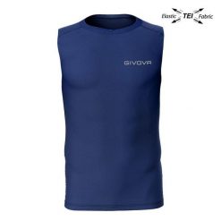 Givova Unisex Technival Tanktop - Sportowy i Oddychający w Kolorze Niebieskim. Niebieskie t-shirty sportowe Givova, bez wzorów, z elastanu, bez ramiączek, do biegania. Za 66.25 zł.