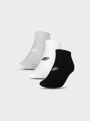 4F Skarpetki casual przed kostkę (3-pack) męskie - multikolor 32-34. Skarpety 4F, bez wzorów, z bawełny. Za 44.99 zł.