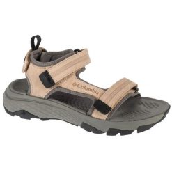 Sandały Columbia Peakfreak Rush Sandal Lea 2121251212 beżowy. Brązowe sandały z gumy, bez zapięcia. Za 445.80 zł.